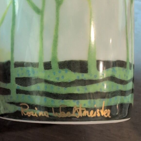 Goebel Rosina Wachtmeister Cat-Themed  Porcelain Mug Coffee Cup "Luca & Luciana" - Picture 3 of 10